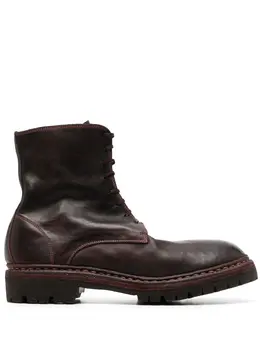 Guidi: Бордовые ботинки 