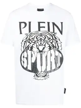 Plein Sport: Белая футболка 