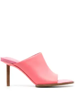 Jacquemus: Розовые сабо 