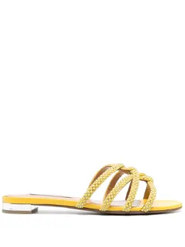 Aquazzura: Жёлтые сандалии 