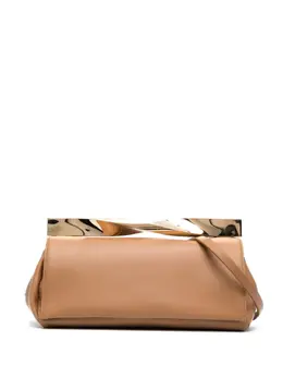 Aquazzura: Коричневый клатч 