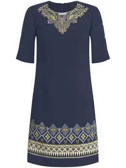 ETRO: Платье с коротким рукавом 