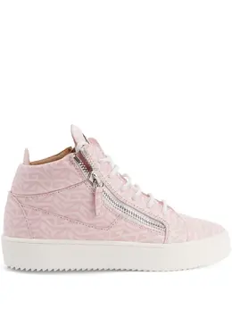 Giuseppe Zanotti: Светлые кроссовки  Kriss