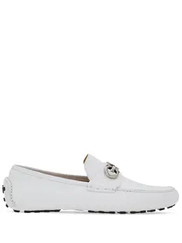 Ferragamo: Белые туфли  Gancini