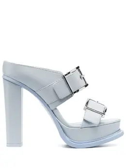Alexander McQueen: Голубые сандалии 