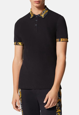 VERSACE JEANS COUTURE: Чёрная рубашка 