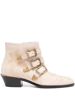 Chloé: Чёрные ботинки  Susanna