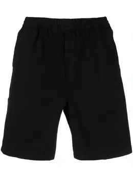 Carhartt WIP: Чёрные шорты 