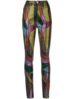Philipp Plein: Радужные джинсы  Rainbow