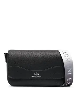 Armani Exchange: Сумка через плечо с принтом 