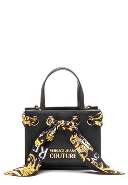 VERSACE JEANS COUTURE: Чёрная сумка 