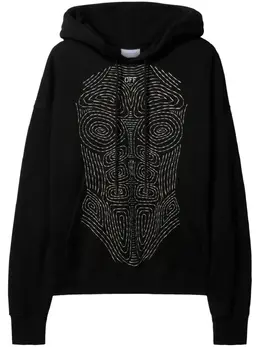 Off-White: Хлопковая толстовка 