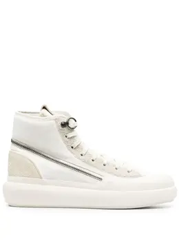 Y-3: Белые кроссовки 