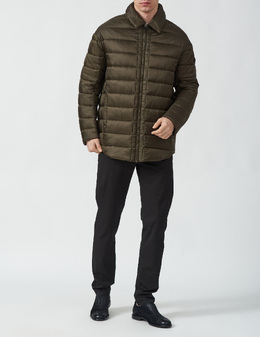 TRUSSARDI: Куртка цвета хаки 