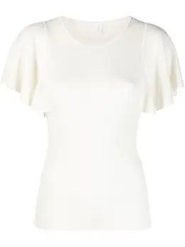Chloé: Топ с коротким рукавом 