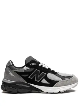 New Balance: Чёрные кроссовки 
