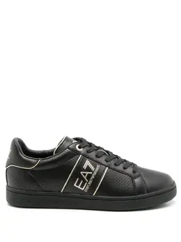 Ea7 Emporio Armani: Чёрные кроссовки 