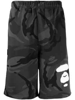 AAPE BY *A BATHING APE®: Шорты с принтом 