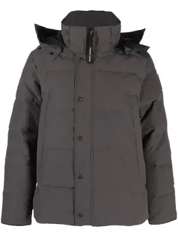 Canada Goose: Пуховик  Wyndham с капюшоном