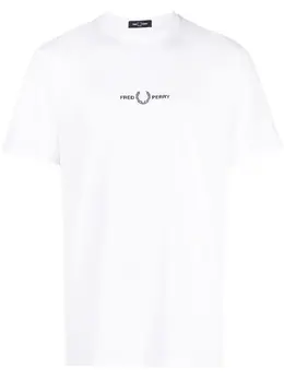 Fred Perry: Футболка с принтом 