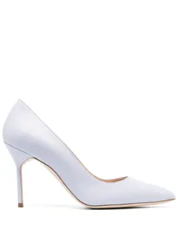 Manolo Blahnik: Светлые туфли  BB