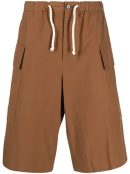 Jil Sander: Хлопковые шорты 