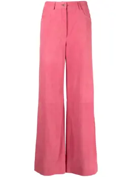 Alberta Ferretti: Замшевые брюки 