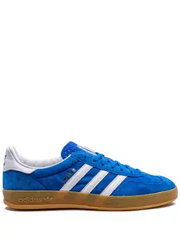 adidas: Голубые кроссовки  Gazelle Indoor