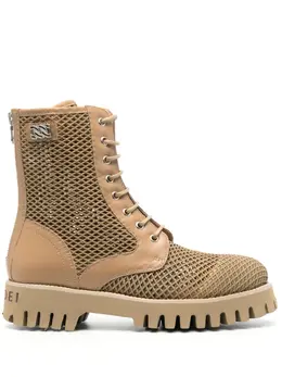 Casadei: Светлые ботинки 