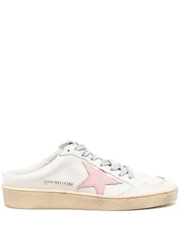 Golden Goose: Белые мокасины  Ball Star