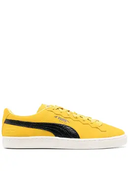 PUMA: Жёлтые кроссовки  Suede