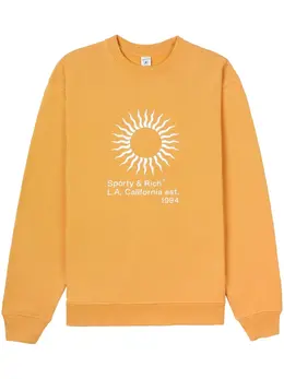 Sporty & Rich: Оранжевый свитшот 