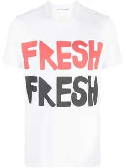 Comme Des Garçons Shirt: Футболка с принтом 