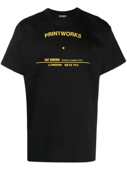 Raf Simons: Чёрная футболка 