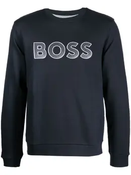 BOSS: Чёрный свитшот 