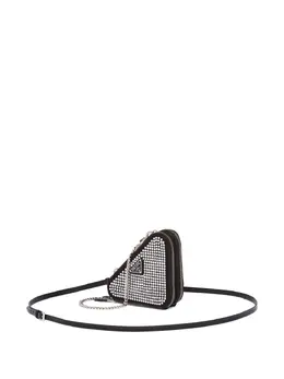 Prada: Чёрная сумка через плечо 