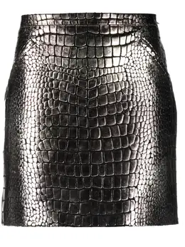 TOM FORD: Кожаная юбка 