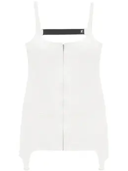 Courrèges: Платье на бретельках 