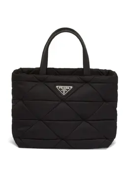 Prada: Чёрная сумка-шоппер 