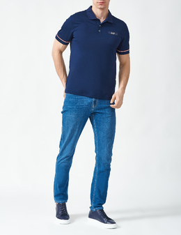 EA7 EMPORIO ARMANI: Сині поло 