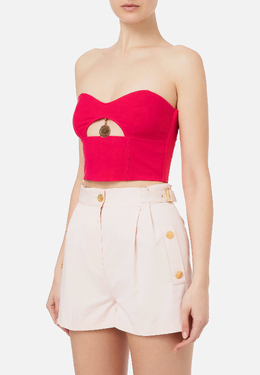 ELISABETTA FRANCHI: Розовый топ 
