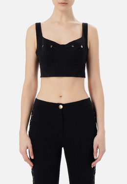 ELISABETTA FRANCHI: Чёрный топ 