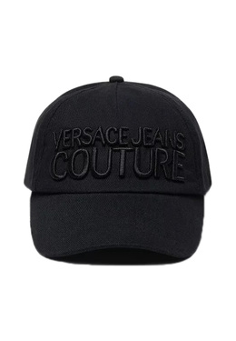 VERSACE JEANS COUTURE: Чёрная кепка 