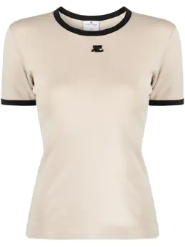 Courrèges: Хлопковая футболка 