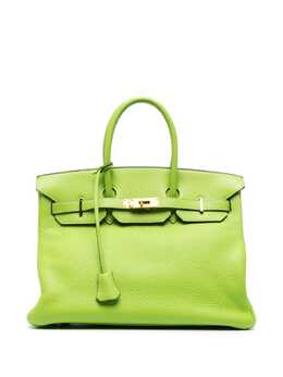Hermès: Зелёная сумка 