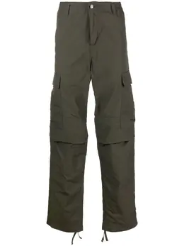 Carhartt WIP: Зелёные брюки 