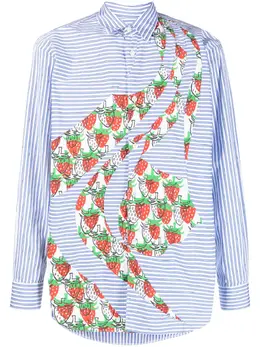 Comme Des Garçons Shirt: Рубашка с принтом 