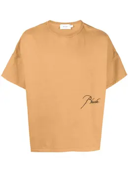 Rhude: Хлопковая футболка 