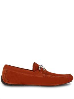 Ferragamo: Тёмные туфли  Gancini