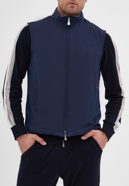 CORNELIANI: Синий жилет 